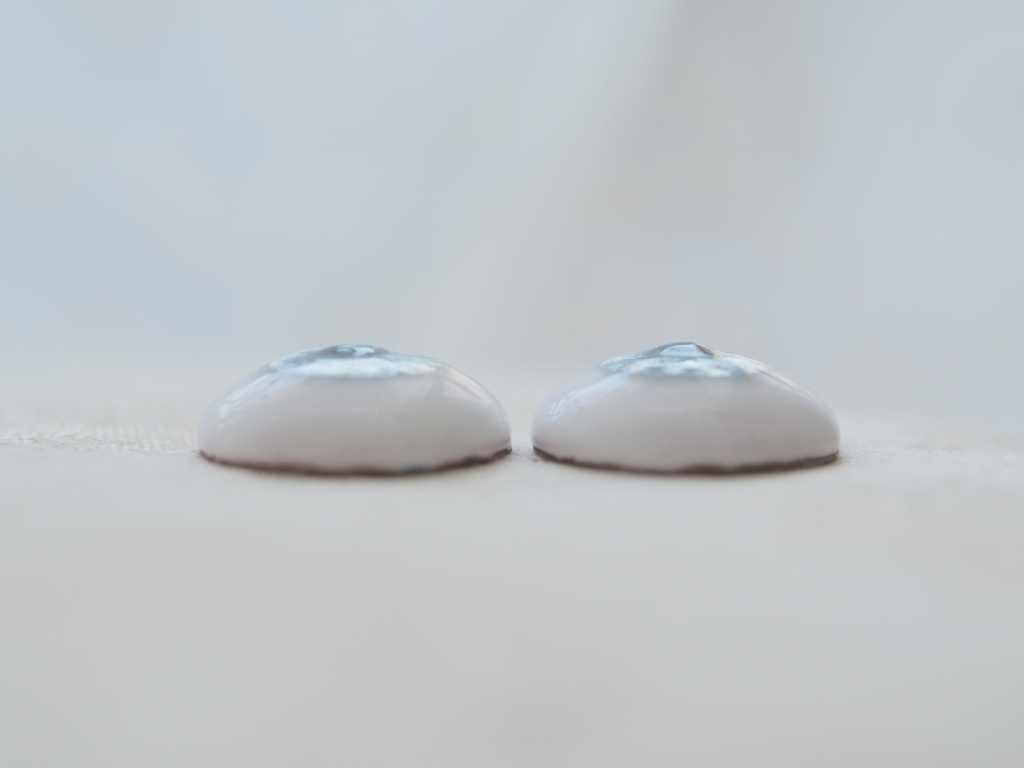 18mm/11mm グレー系水彩タイプ 七宝グラスアイ