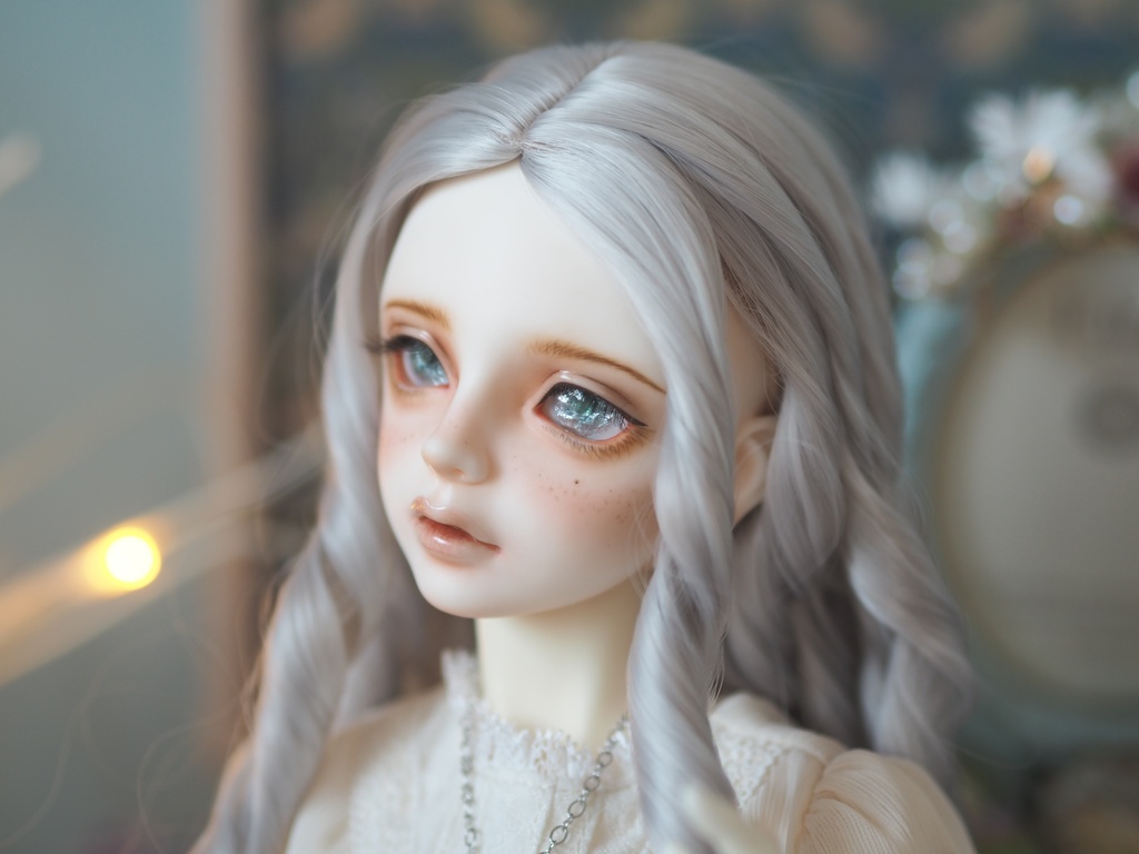 18mm/11mm グレー系水彩タイプ 七宝グラスアイ