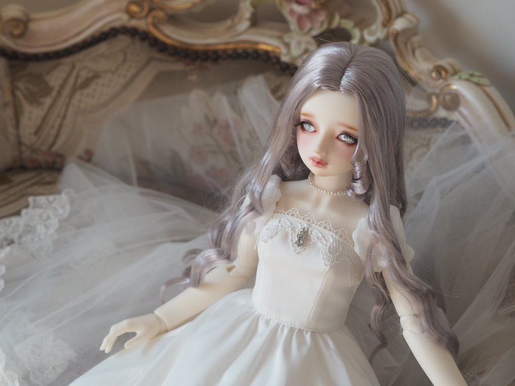 18mm/9mm 白銀 虹彩線ありジェムタイプ 七宝グラスアイ