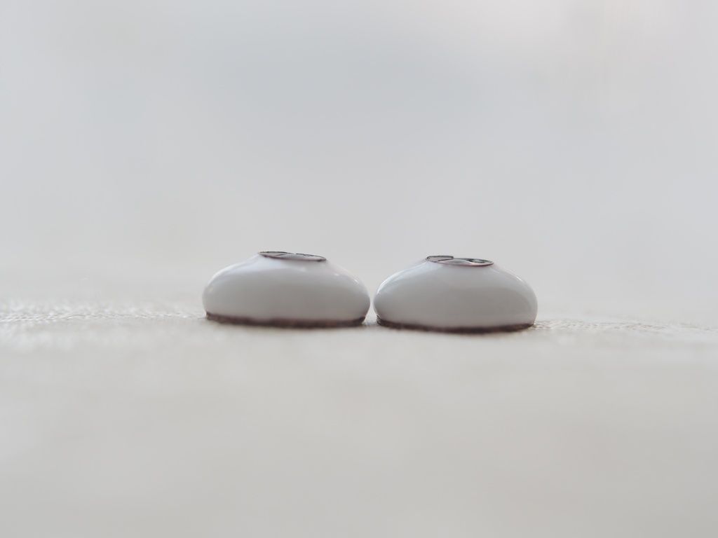 14mm/6mm 赤紫系カッパータイプ 七宝グラスアイ