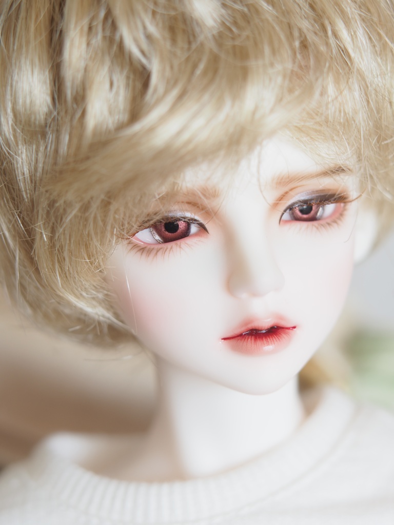 14mm/6mm 赤紫系カッパータイプ 七宝グラスアイ