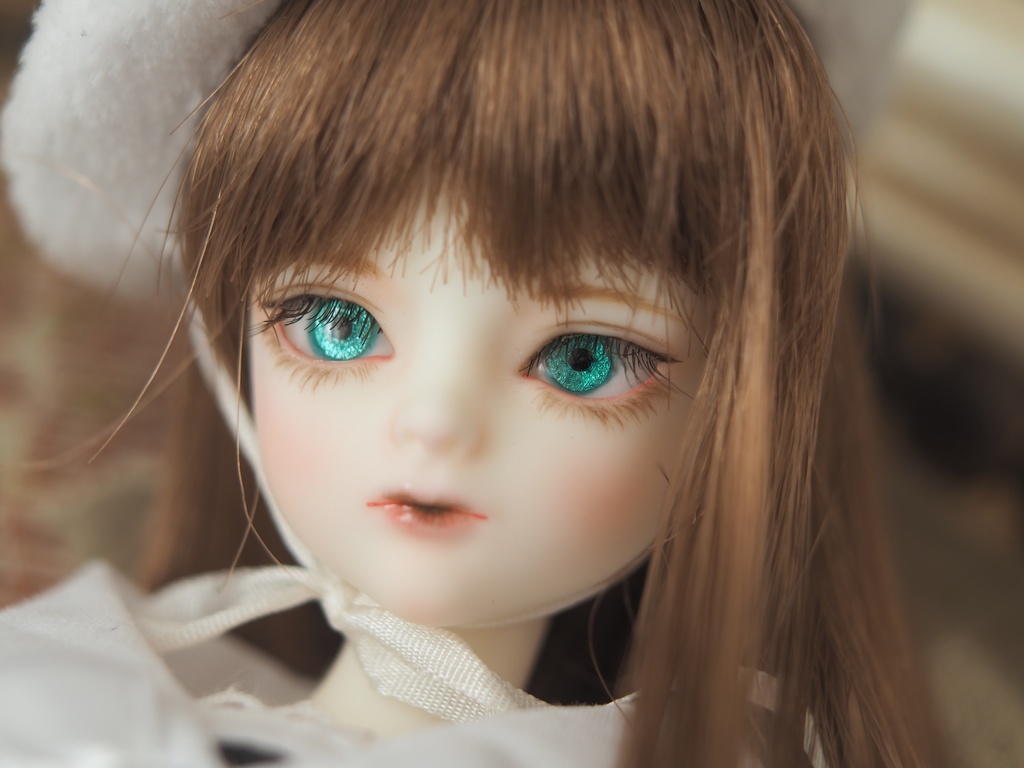 8mm/4.5mm エメラルドグリーン水彩タイプ 七宝グラスアイ