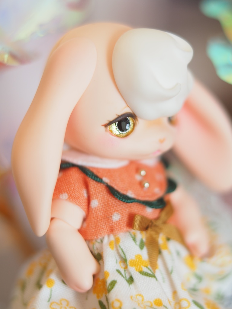 8mm イエローゴールド+銀より線 七宝グラスアイ