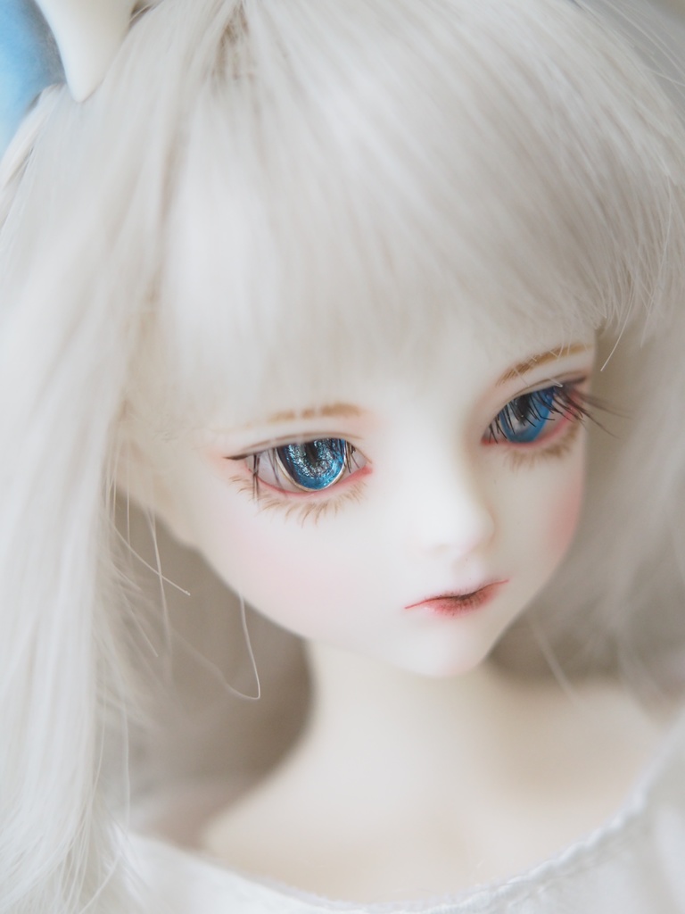 9mm/5-4mm ブルー系猫目 ジェムタイプ 七宝グラスアイ