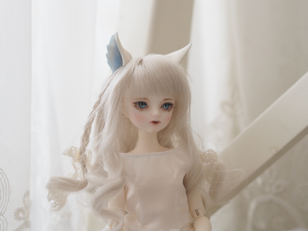 9mm/5-4mm ブルー系猫目 ジェムタイプ 七宝グラスアイ