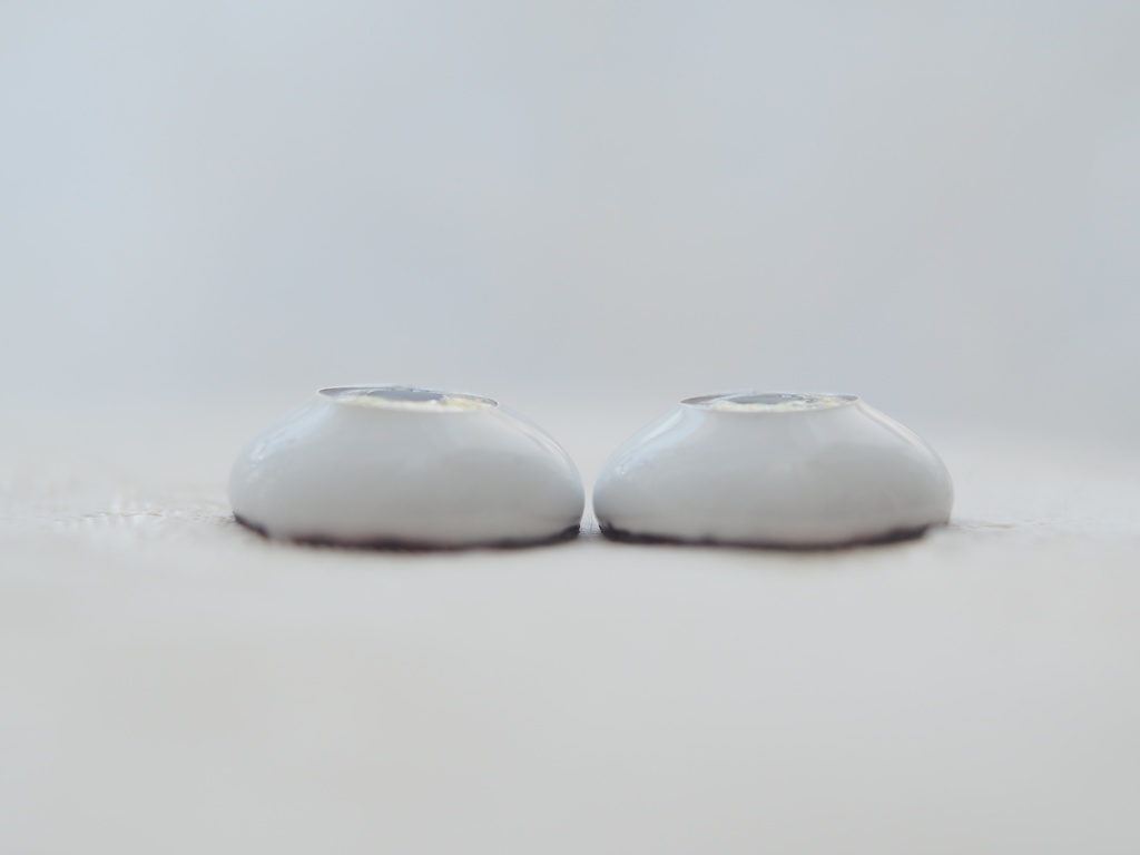 16mm/8mm ブラウン×イエロー系 ジェムタイプ 七宝グラスアイ