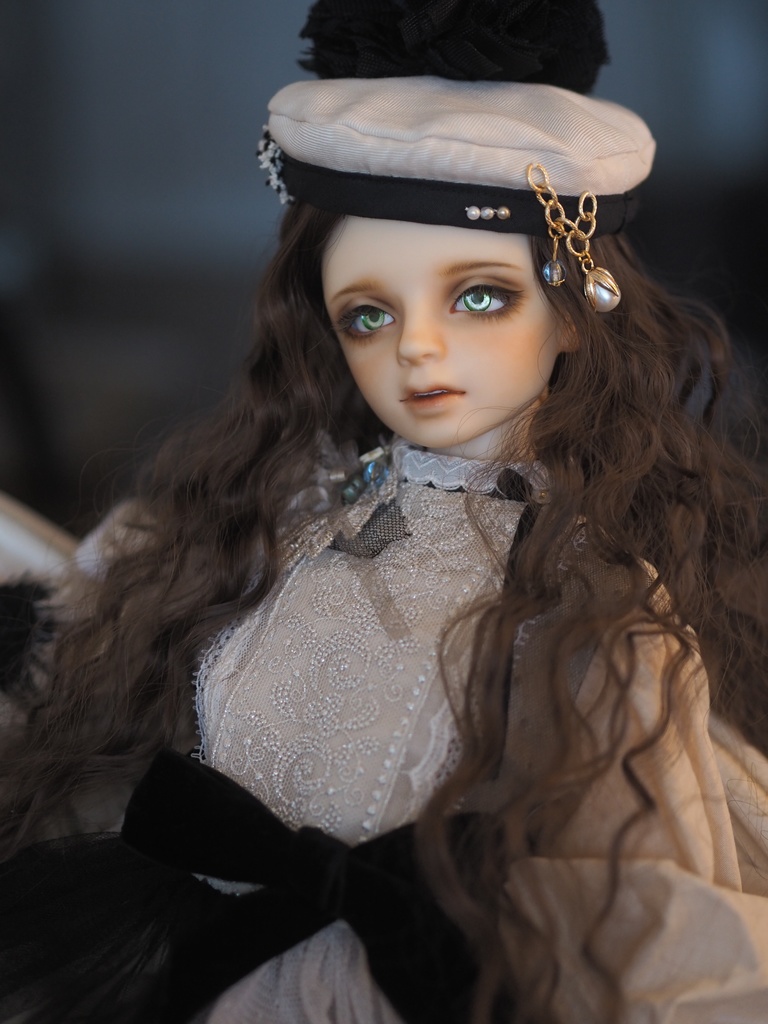 16mm/7mm グリーングラデーション ジェムタイプ 七宝グラスアイ