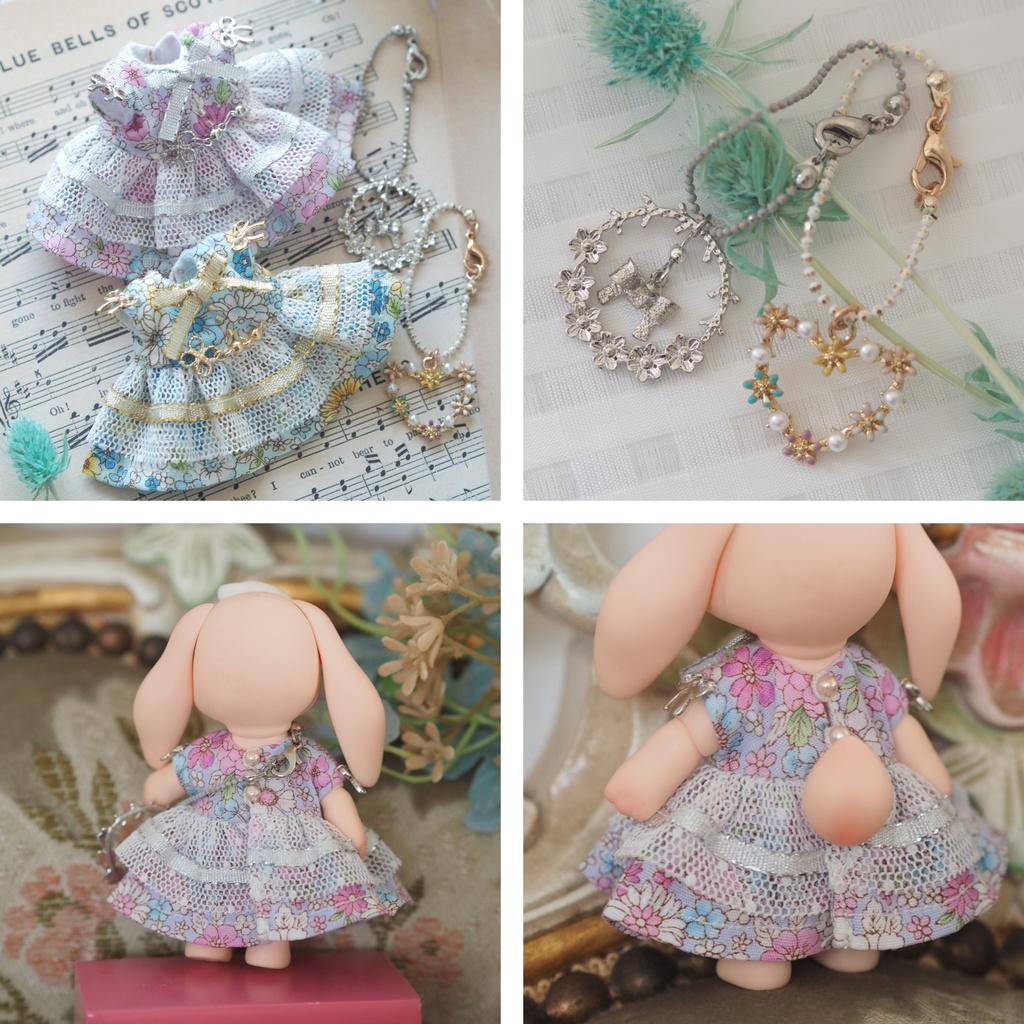 cocoriang ハニーベア リボンいっぱいお花畑のドレス