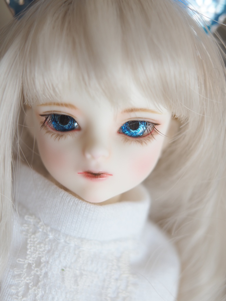 8mm/5mm ネイビー系水彩タイプ 七宝グラスアイ