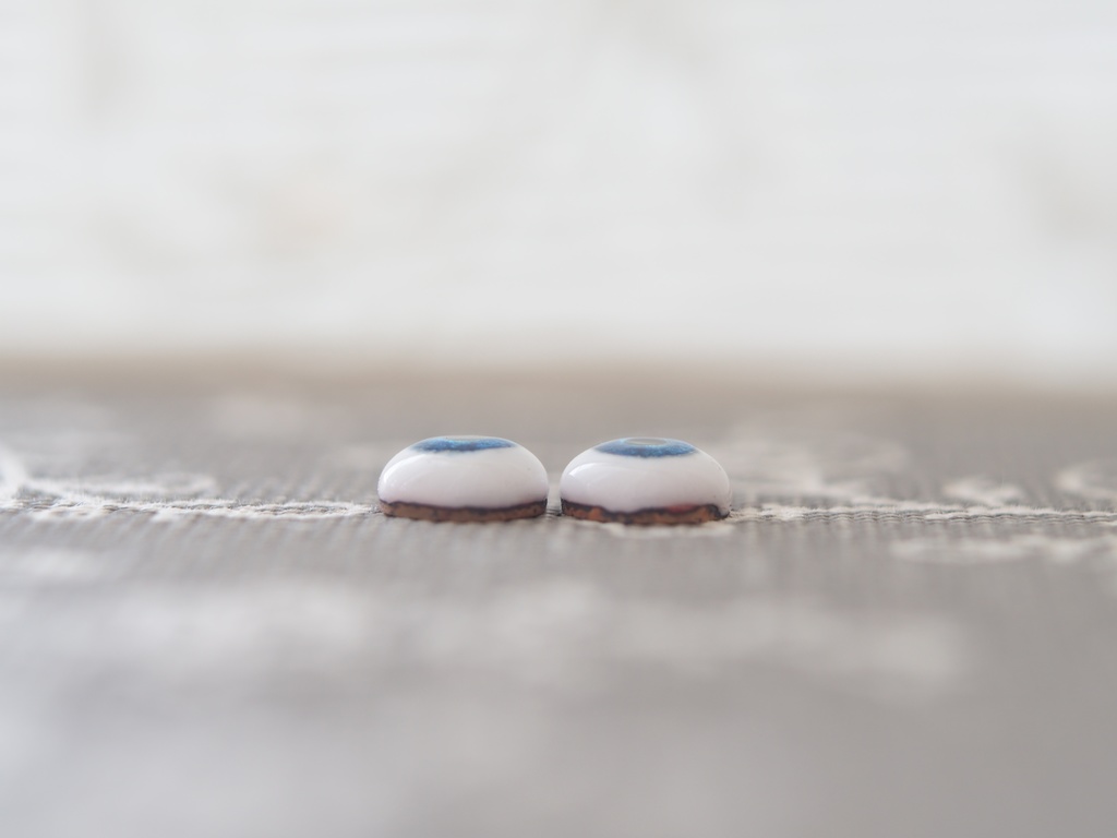 8mm/5mm ネイビー系水彩タイプ 七宝グラスアイ