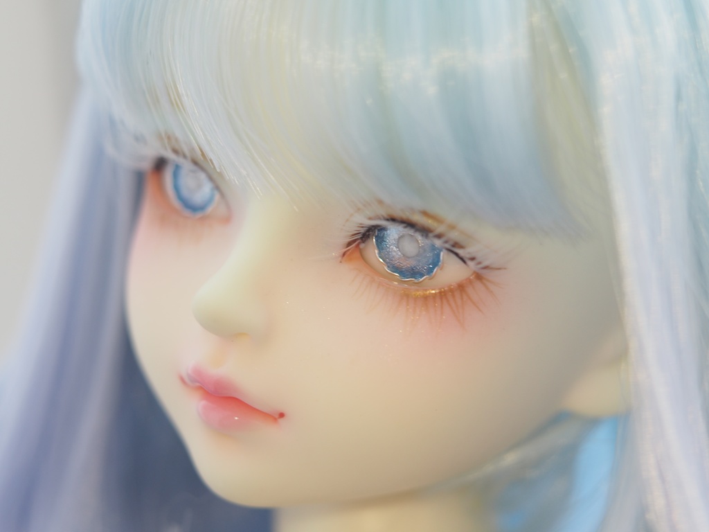 14mm/7mm ネモフィラブルー より線ジェムタイプ 七宝グラスアイ