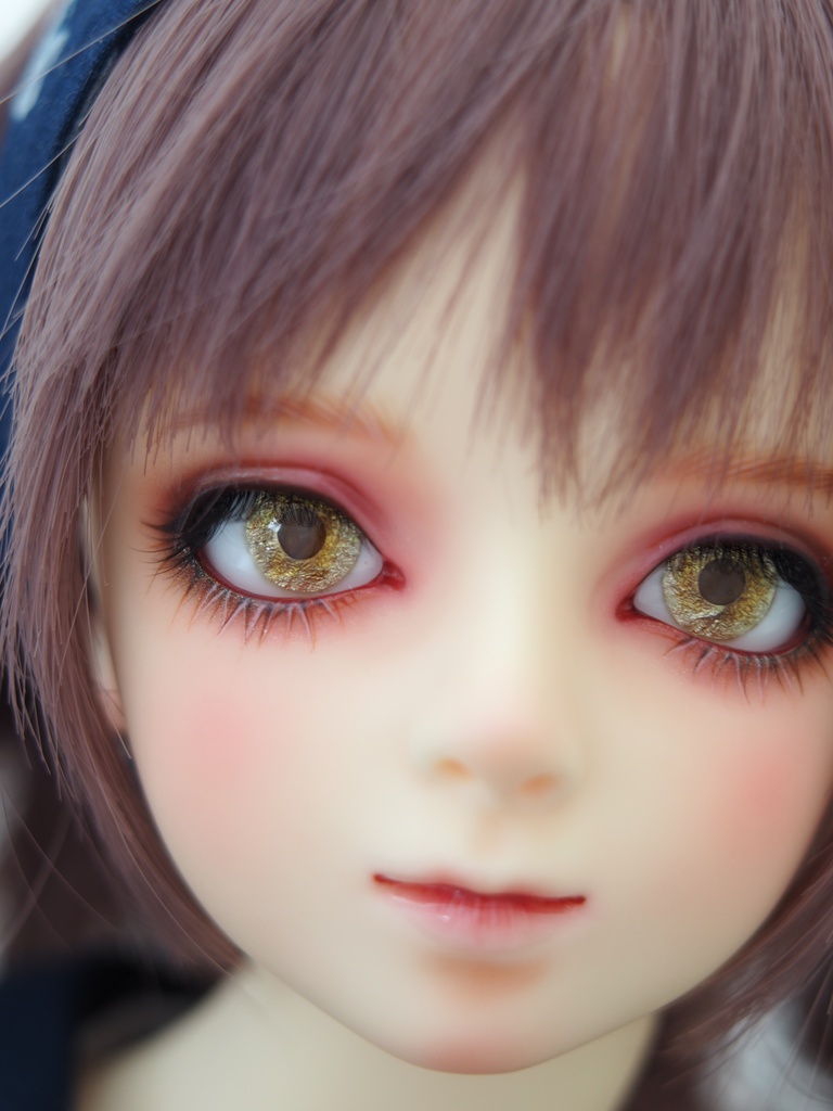 16mm/8.5mm 金茶系 水彩タイプ 七宝グラスアイ