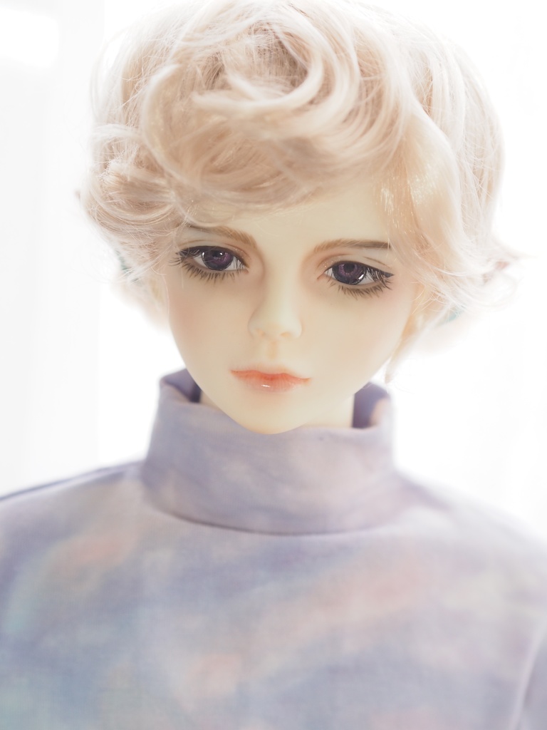 18mm/7mm 小虹彩紫カッパータイプ 七宝グラスアイ