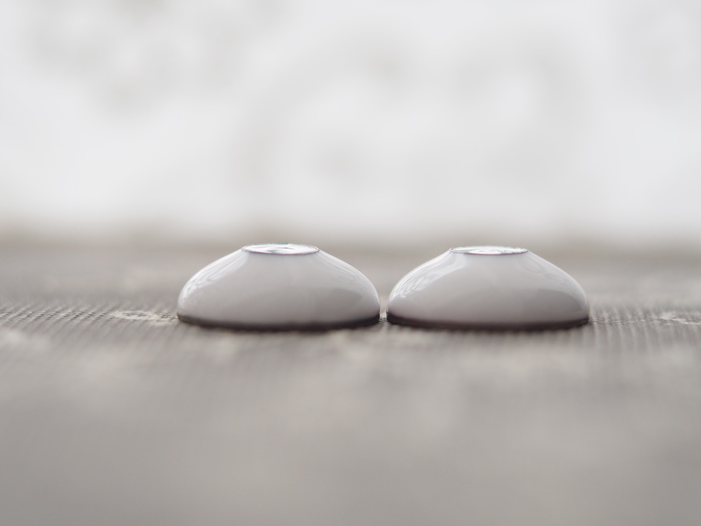 18mm/7mm 小虹彩紫カッパータイプ 七宝グラスアイ