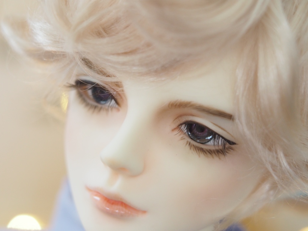 18mm/7mm 小虹彩紫カッパータイプ 七宝グラスアイ