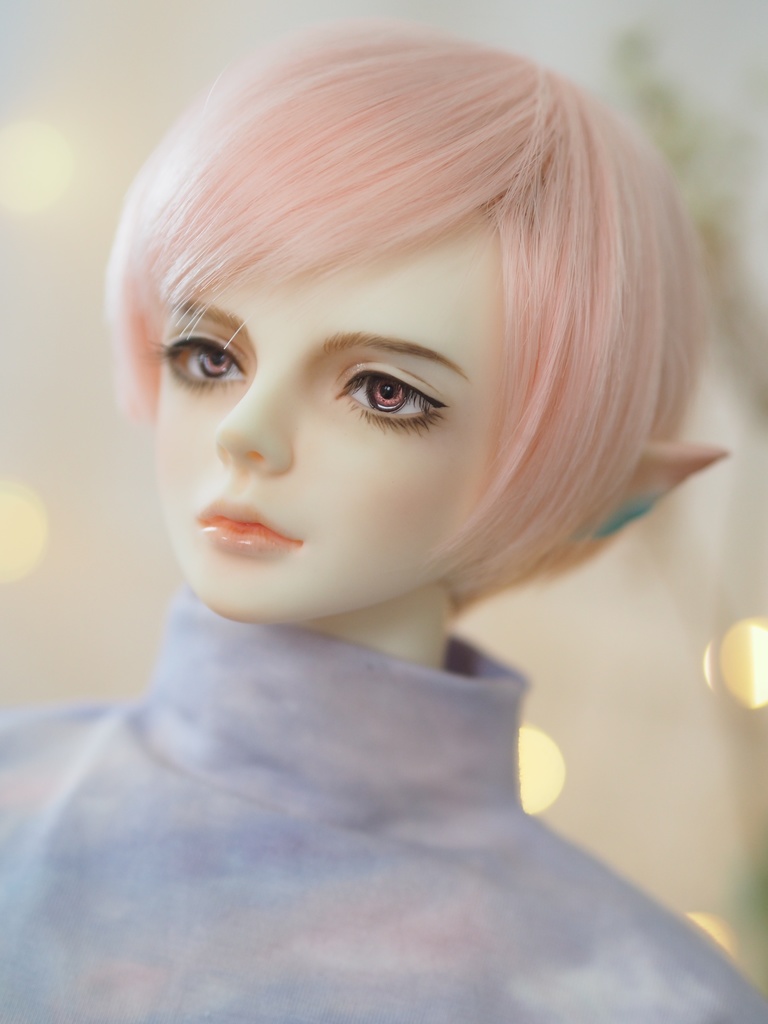 18mm/6mm 小虹彩赤紫系カッパータイプ 七宝グラスアイ