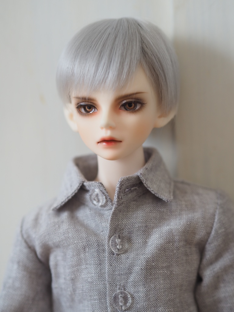 14mm/6mm 茶色カッパータイプ 七宝グラスアイ