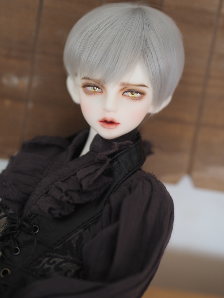 13mm/5mm 小虹彩ベージュ×イエローより線ジェムタイプ 七宝グラスアイ