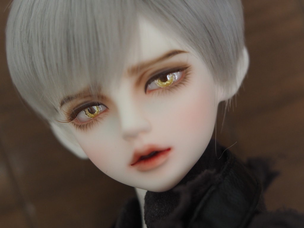 13mm/5mm 小虹彩ベージュ×イエローより線ジェムタイプ 七宝グラスアイ