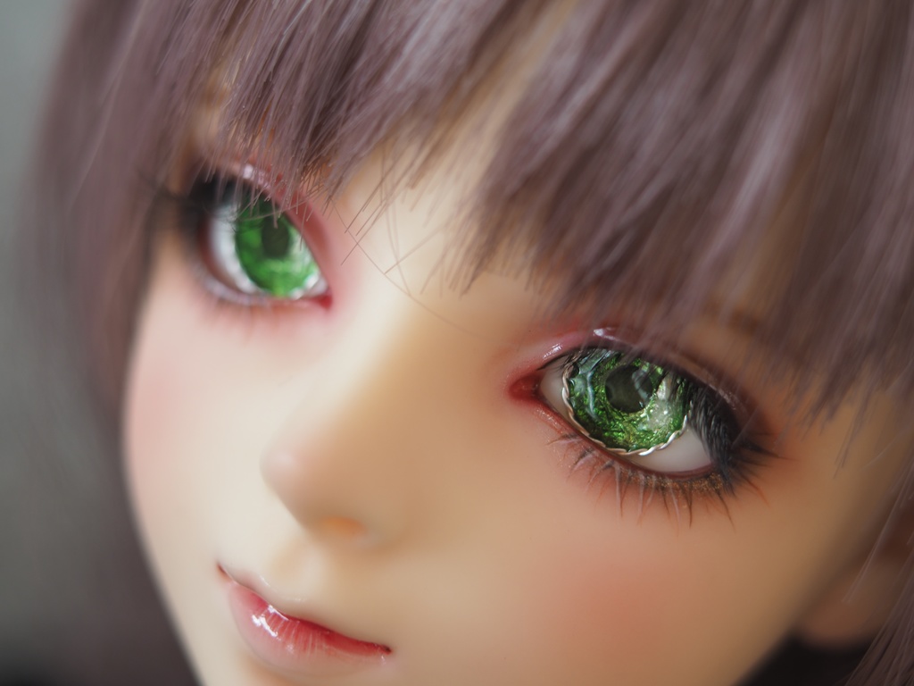 18mm/9mm グリーングラデーションより線ジェムタイプ 七宝グラスアイ