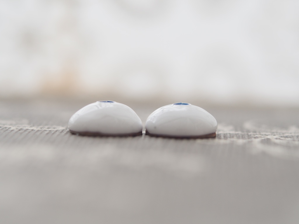 13mm/3.5mm 小虹彩ブルーグラデーションジェムタイプ 七宝グラスアイ