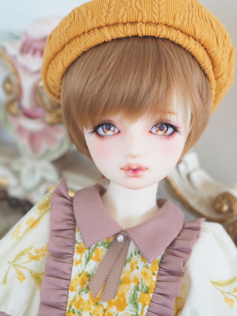 17mm/8mm 夕焼けソーダフロート ジェムタイプ 七宝グラスアイ