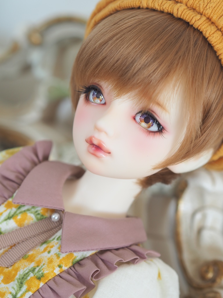 17mm/8mm 夕焼けソーダフロート ジェムタイプ 七宝グラスアイ