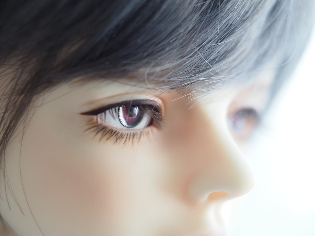 14mm/6mm 濃赤系カッパータイプ 七宝グラスアイ