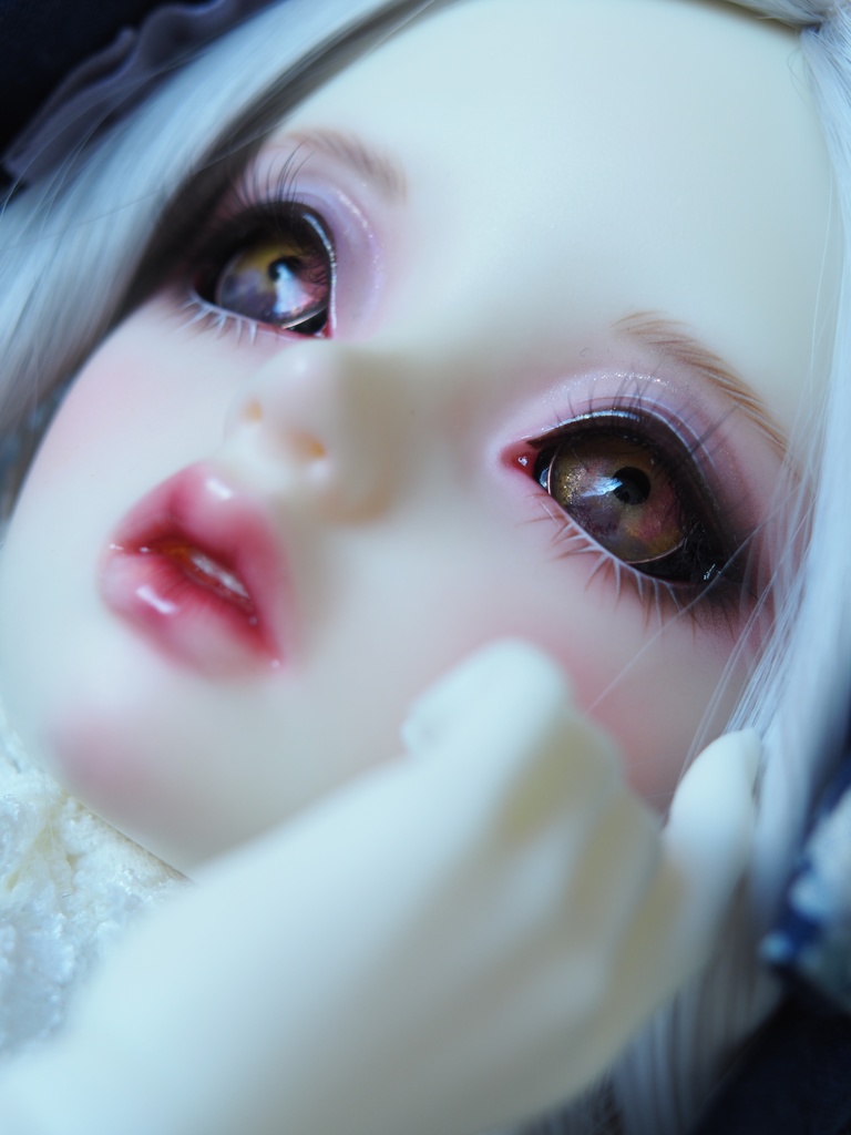 【B品】18mm/10.5mm イエロー×ピンク×パープル(黒白目)カッパータイプ 七宝グラスアイ