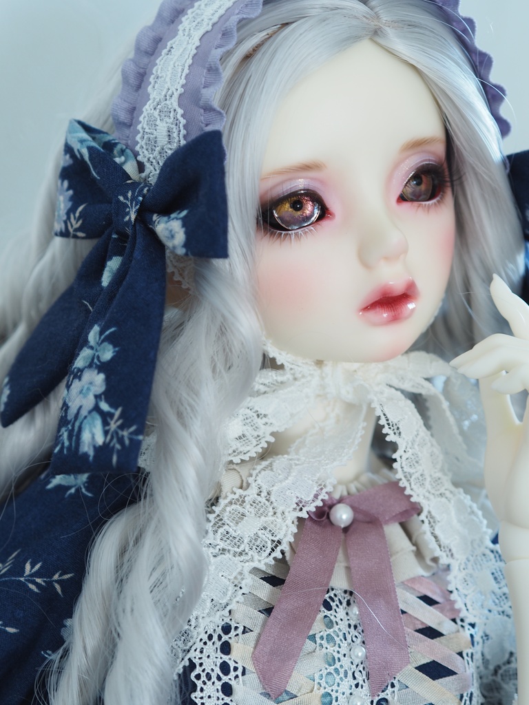 【B品】18mm/10.5mm イエロー×ピンク×パープル(黒白目)カッパータイプ 七宝グラスアイ