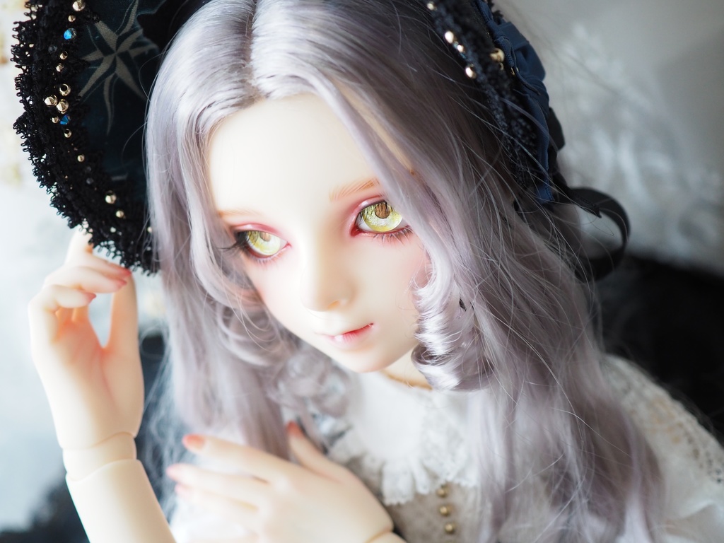 18mm/8.5mm ゴールド系ジェムタイプ 七宝グラスアイ