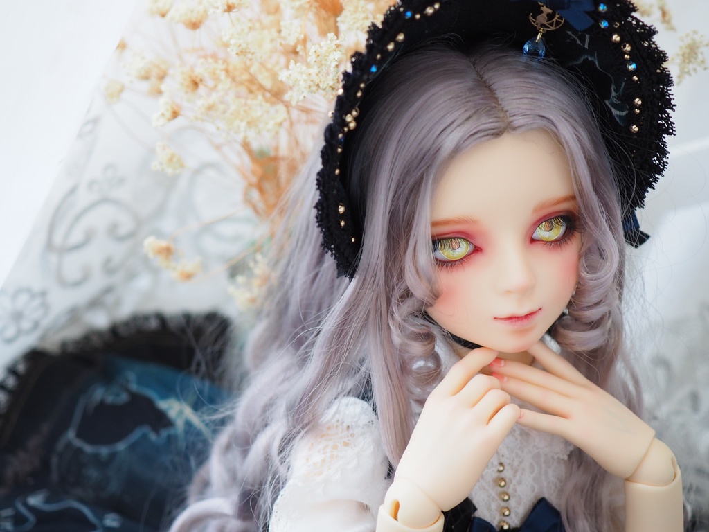 18mm/8.5mm ゴールド系ジェムタイプ 七宝グラスアイ