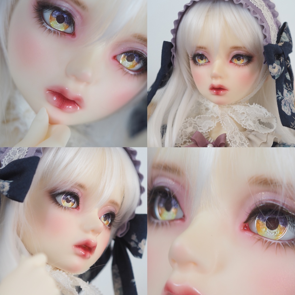 16.5mm/8mm ムーンライト ジェムタイプ 七宝グラスアイ