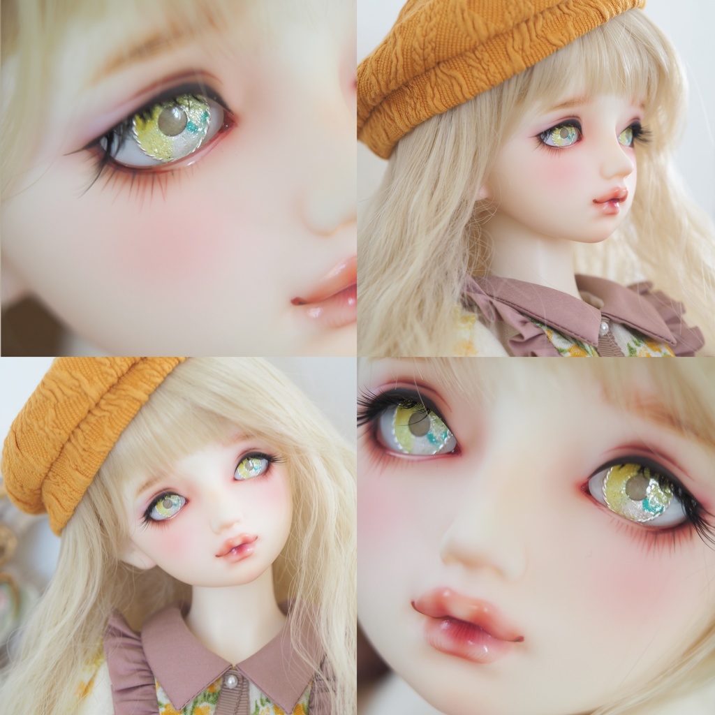 16.5mm/9mm レモネードより線ジェムタイプ 七宝グラスアイ