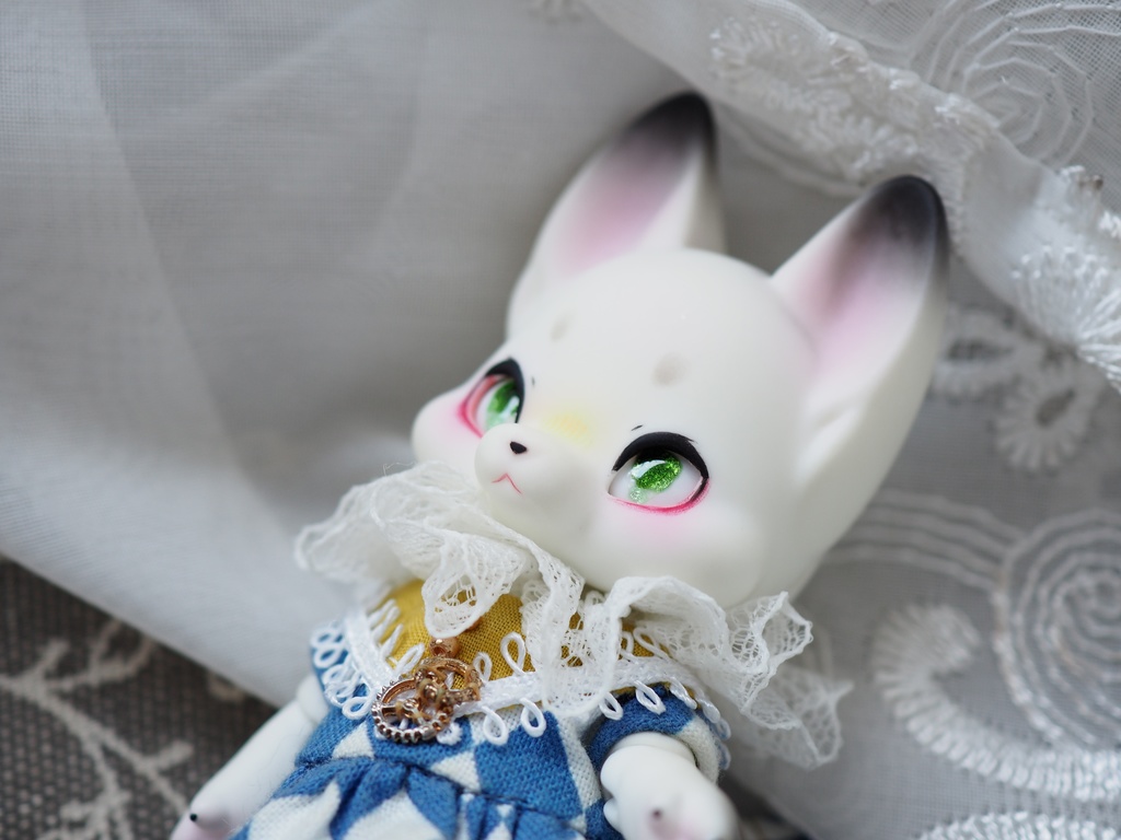 8mm/5-4mm 小虹彩グリーン系 アニメ風水彩タイプ 七宝グラスアイ