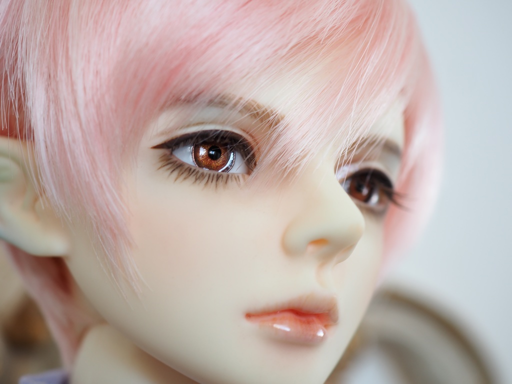 16mm/7mm オレンジ系カッパータイプ 七宝グラスアイ