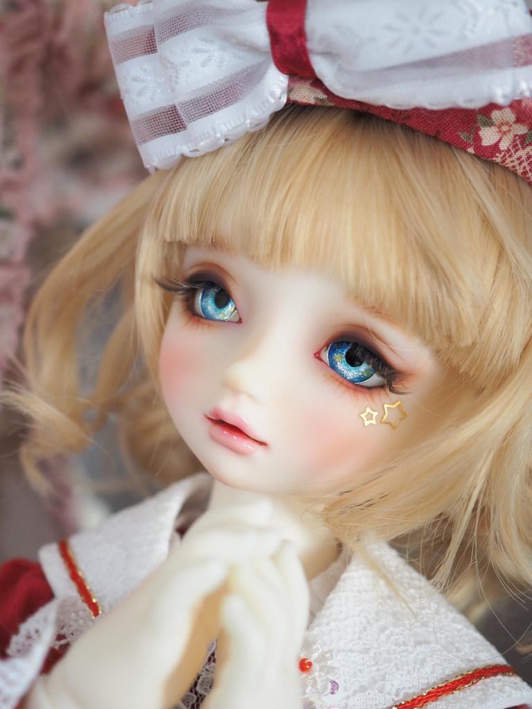 16mm/8.5mm ブルー系ジェムタイプ 七宝グラスアイ