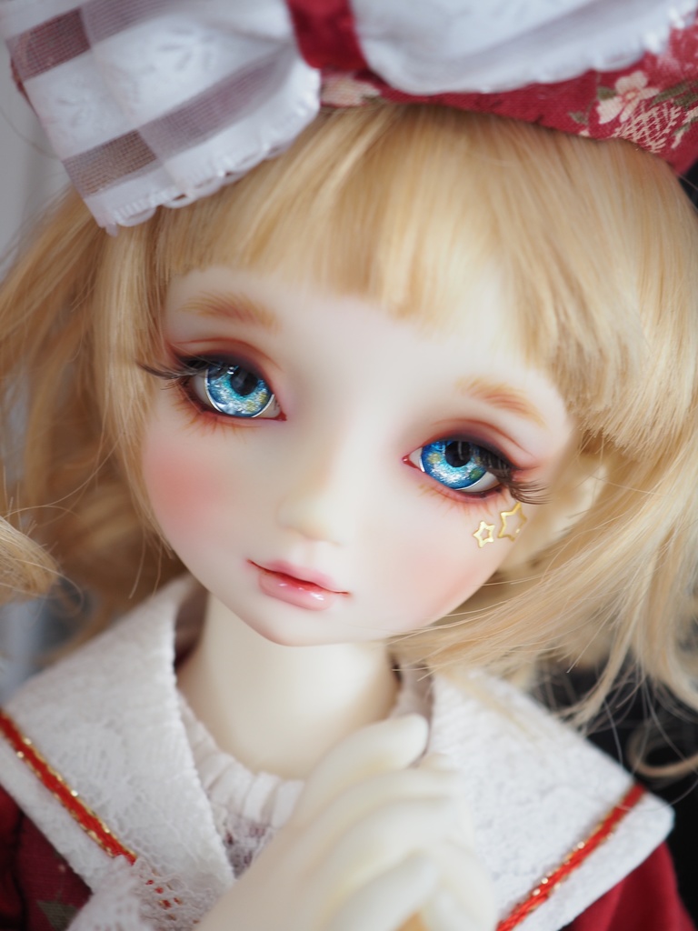 16mm/8.5mm ブルー系ジェムタイプ 七宝グラスアイ