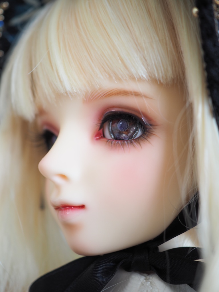 16mm/10mm 赤紫系 カッパータイプ 七宝グラスアイ