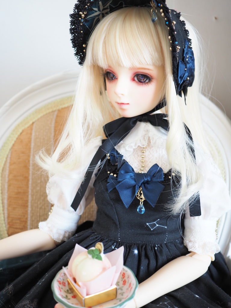 16mm/10mm 赤紫系 カッパータイプ 七宝グラスアイ