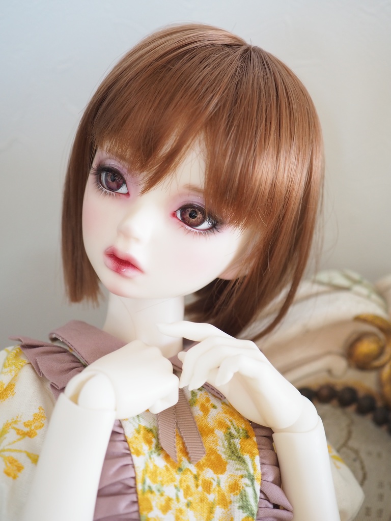 16mm/9mm ピンク×赤紫系 カッパータイプ 七宝グラスアイ