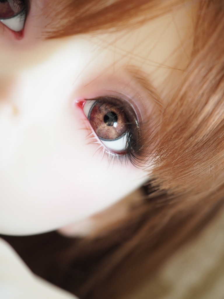 16mm/9mm ピンク×赤紫系 カッパータイプ 七宝グラスアイ