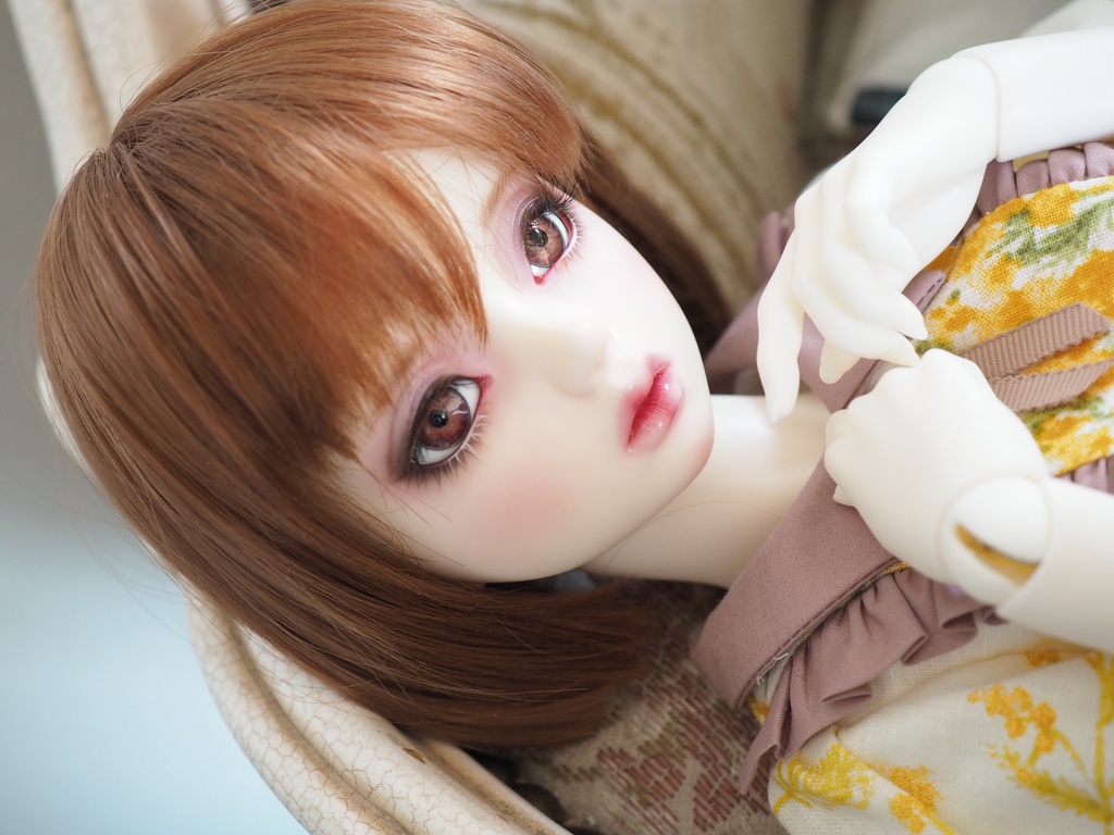 16mm/9mm ピンク×赤紫系 カッパータイプ 七宝グラスアイ