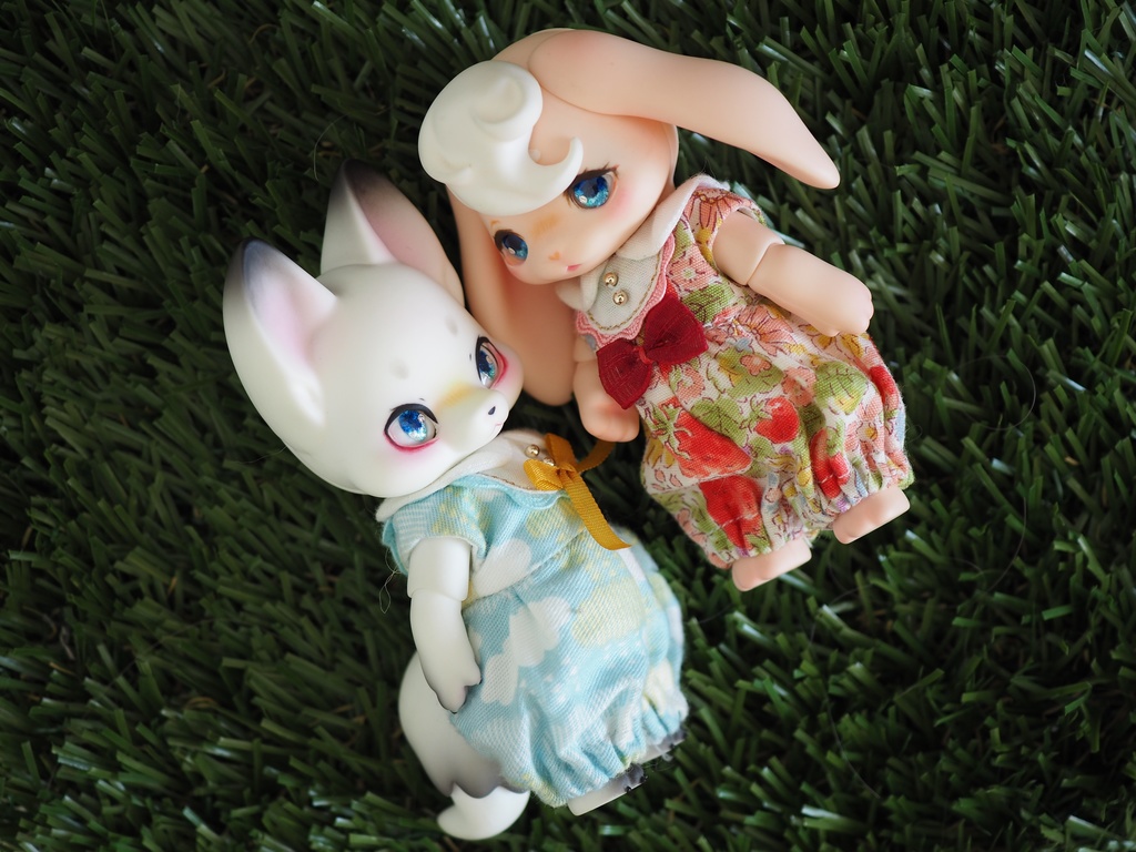 8mm/5mm アニメ風ブルー系 七宝グラスアイ