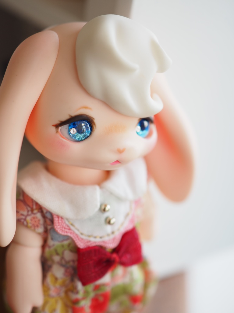 8mm/5mm アニメ風ブルー系 七宝グラスアイ