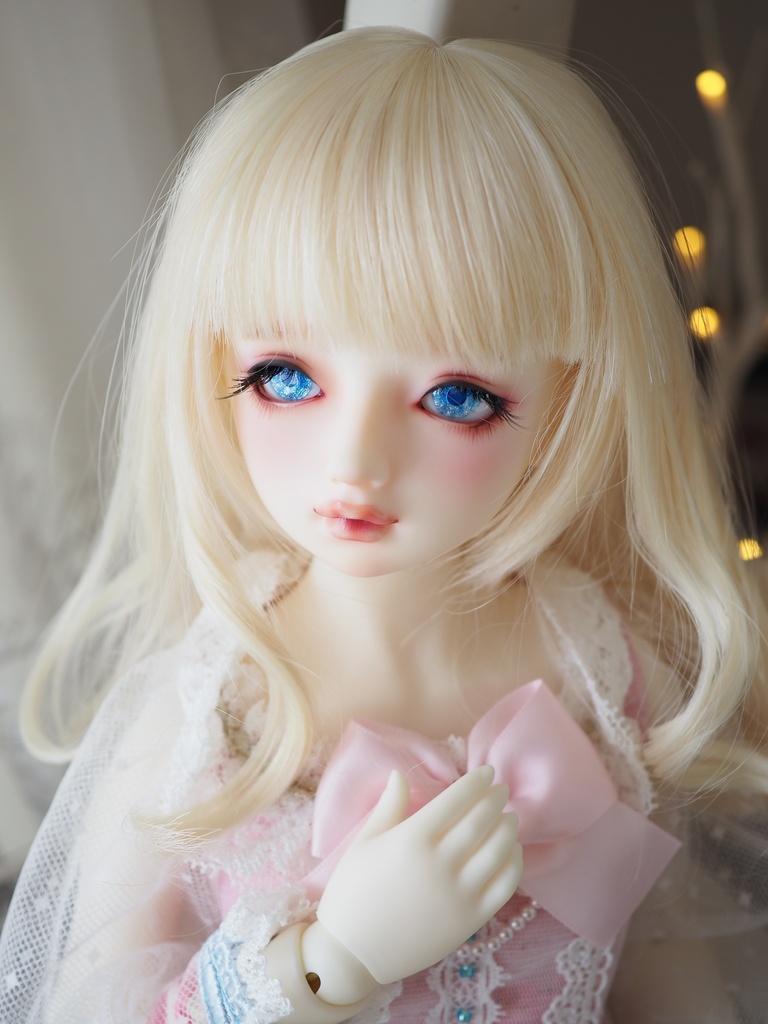 16mm/8.5mm ブルー系 水彩タイプ 七宝グラスアイ