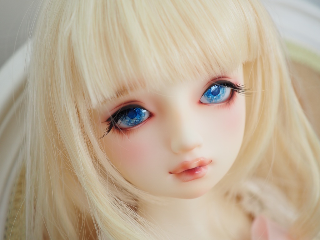 16mm/8.5mm ブルー系 水彩タイプ 七宝グラスアイ