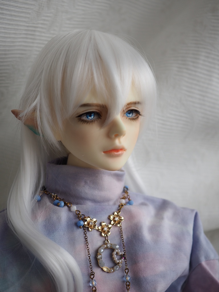 18mm/6.5mm 小虹彩 ブルー系 より線ジェムタイプ 七宝グラスアイ