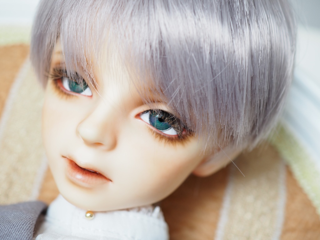 18mm/8mm 小虹彩グリーン系 カッパータイプ 七宝グラスアイ