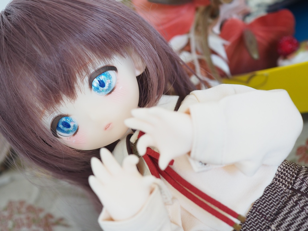 20mm/13.5-12mm アニメ風水彩タイプ 七宝グラスアイ